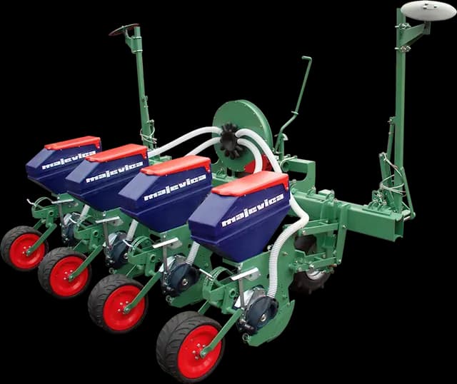 Jednostavna konstrukcija omogućava: izmenu setvenih ploča za setvu različitih kultura, preciznu setvu semena u redu.